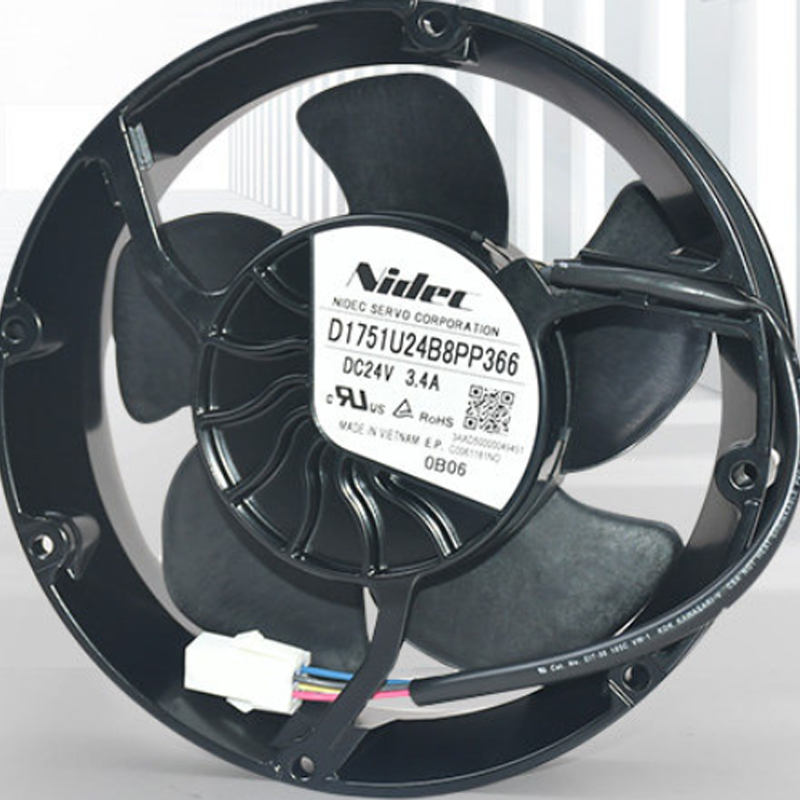 NIDEC 变频器风扇 D1751U24B8PP366 1个