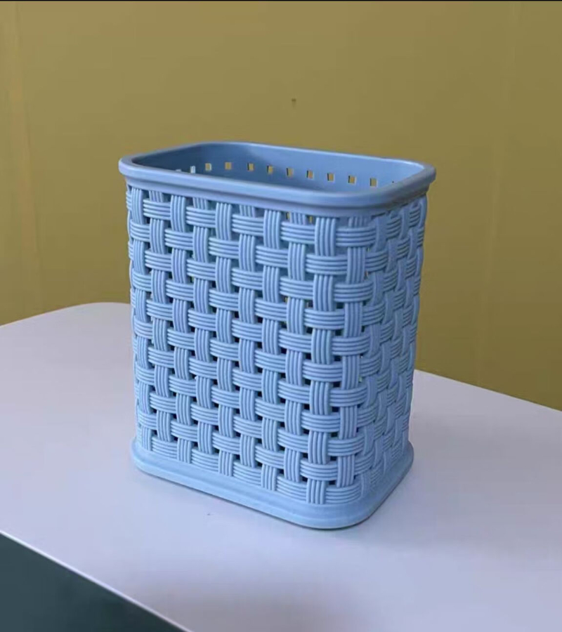 禧天龙(Citylong)L-7172收纳篮(蓝) 桌面收纳筐办公整理盒化妆品首饰储物篮高清大图