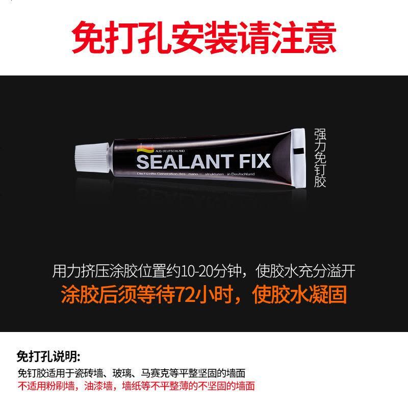 太空铝厨房置物架壁挂免打孔收纳刀架挂件厨具用品调味品调料架子 简欧哑光款70cm三杯图片