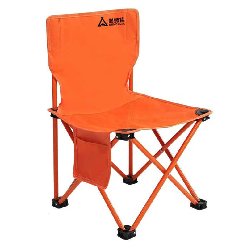 尚烤佳折叠椅经久耐用坐感舒适柔软耐磨结实稳固橙焰款LS-683