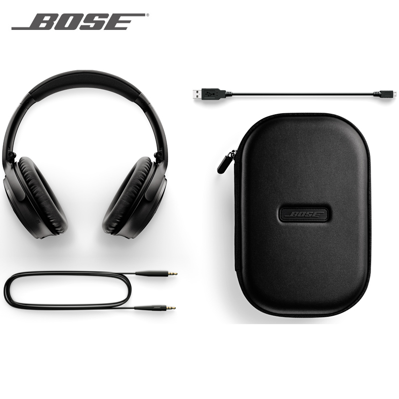 Bose QuietComfort 35II无线耳机 QC35II头戴式蓝牙耳麦 降噪耳机 蓝牙耳机 QC35二代 银色