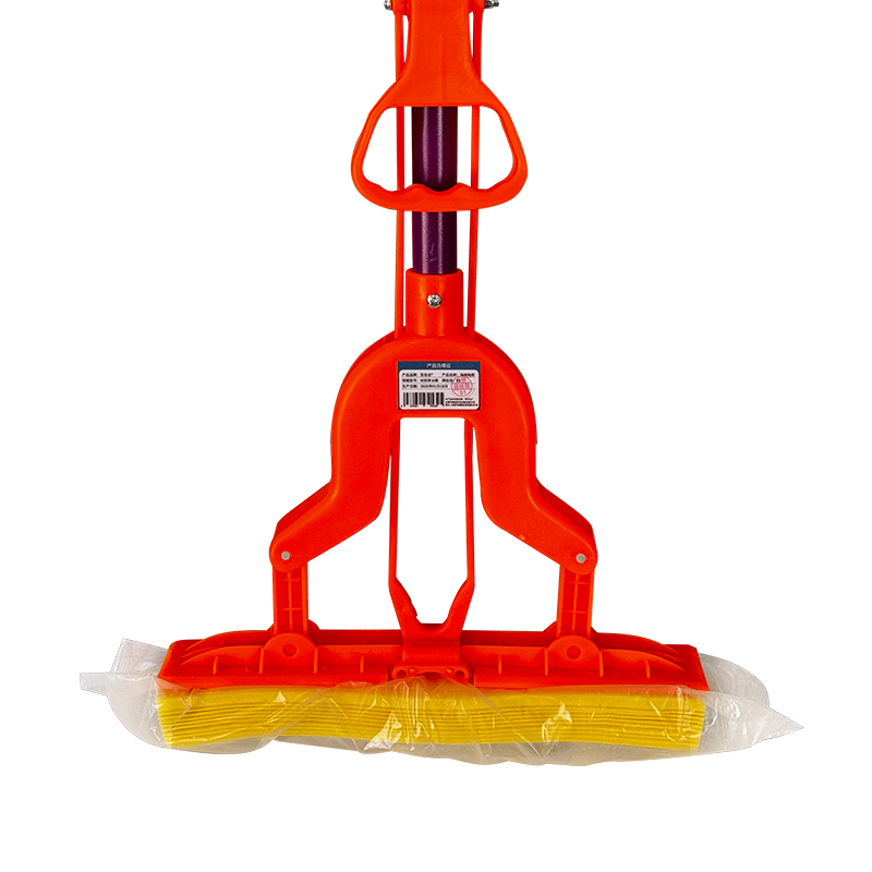 百名迖 海棉拖把 对折挤水款 把高清大图