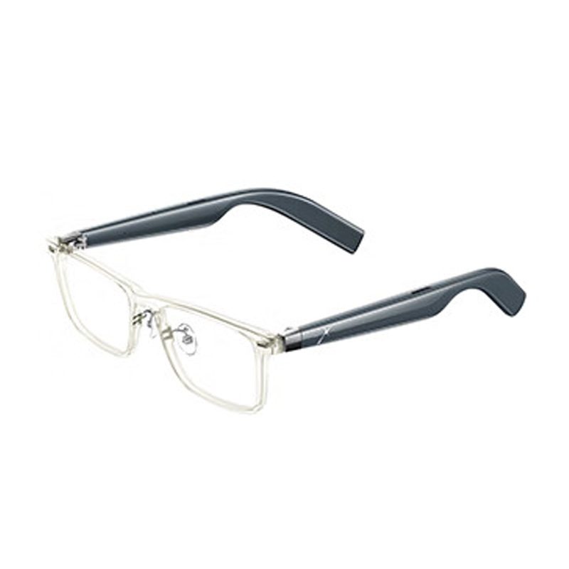 界环 AI智能眼镜非AR 实时翻译音频眼镜 无线蓝牙眼镜经典方框款 水晶白