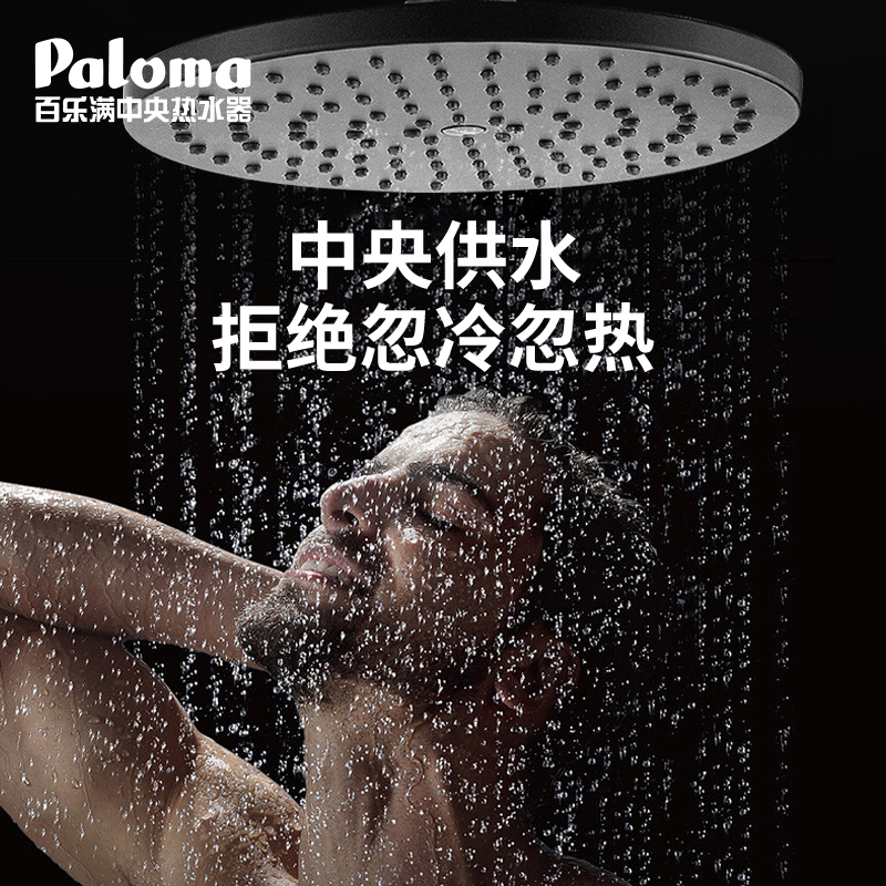 百乐满(Paloma) 原装进口 室外超薄强排式 燃气热水器 节能高效24升JSW48-B247EWG