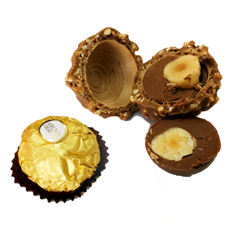 意大利进口 费列罗FERRERO ROCHER牛奶巧克力制品375g(30粒装)休闲零食T30礼盒装