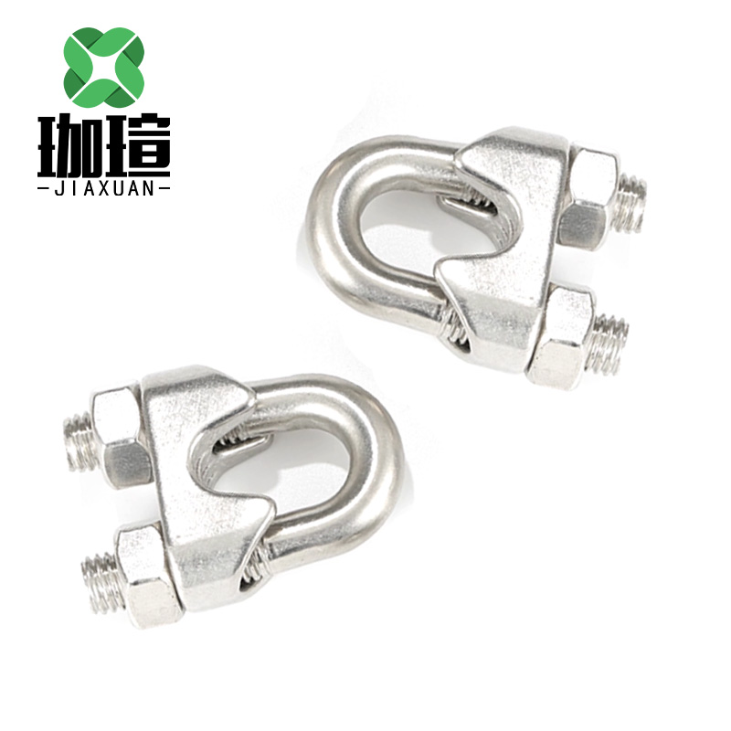 珈瑄 不锈钢钢丝绳夹头 单位:个高清大图