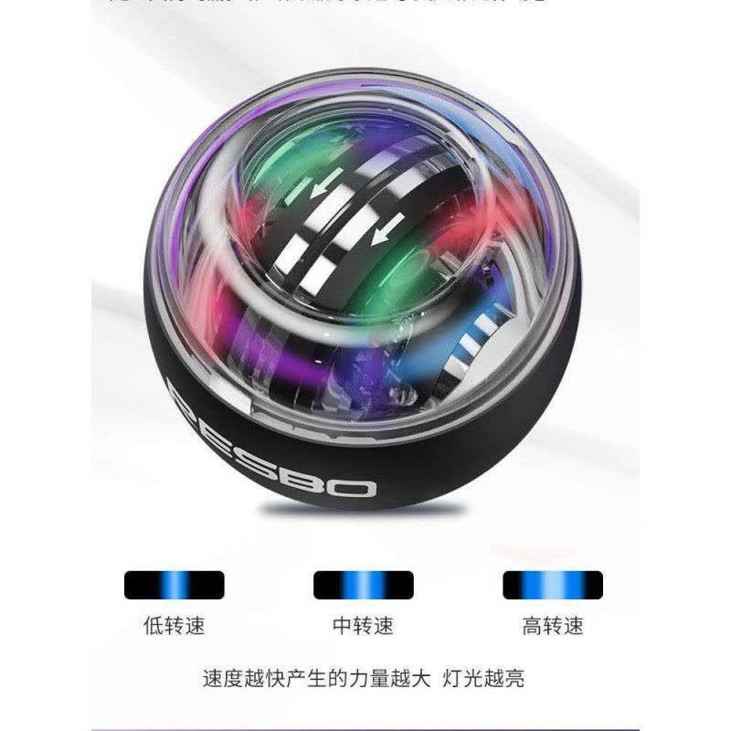 腕力球200公斤100男式60爆发力计数器自启动金属手腕离心握臂力器图片