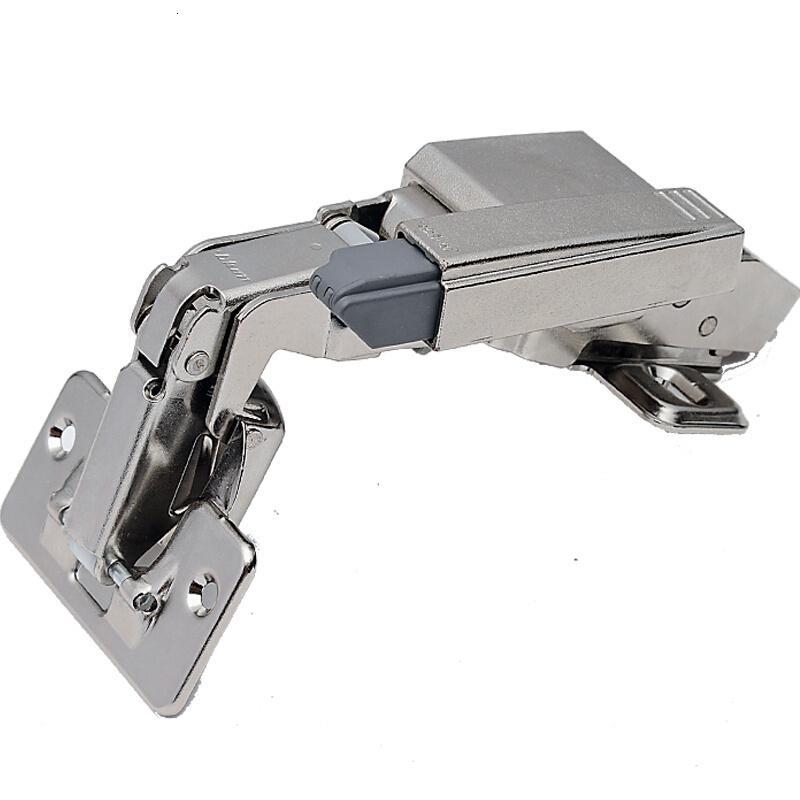 135度阻尼铰链转角柜联动衣柜橱柜合页 百隆170度半盖(半盖)铰链一只