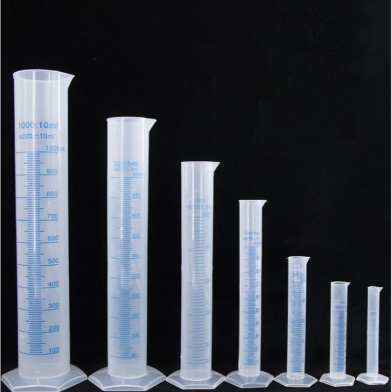 海斯迪克 刻度量筒 HKQS-110 PP量筒 实验室用品 10mL 个高清大图