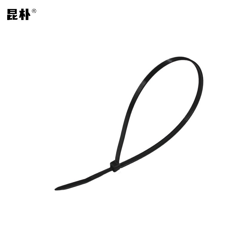 昆朴 国标PA6黑色尼龙自锁扎带 12*500mm G18 根高清大图