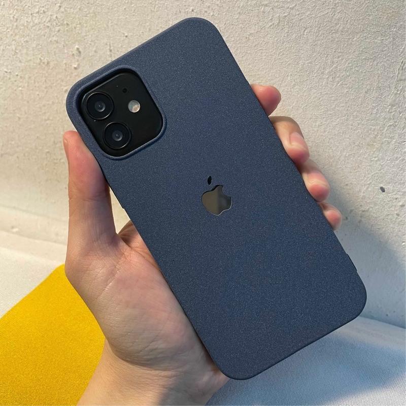 深蓝色苹果12手机壳11promax超薄iPhone x软壳xr硅胶xsmax磨砂xs 磨砂深蓝色-单壳 苹果6/6s[