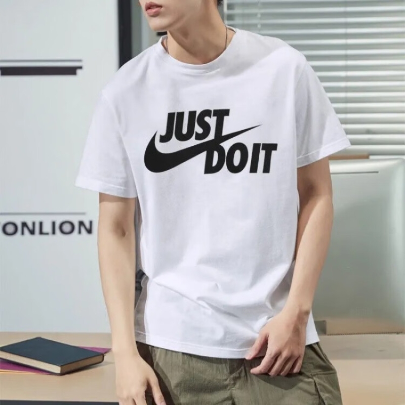 耐克（NIKE）短袖男装跑步运动休闲透气舒适圆领半袖T恤AR5007-100高清大图