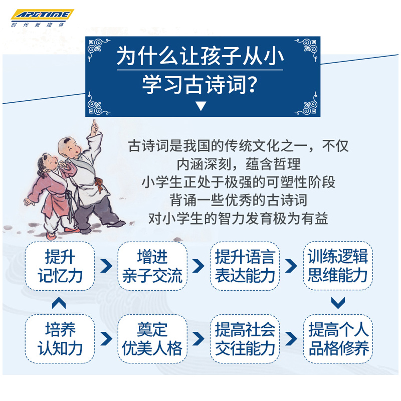 数学 小学一年级 [正版]小学生必背古诗词75首+80首 彩图注音版《语文课程标准》小学二三四五六年级古诗词大全 华语教高清大图