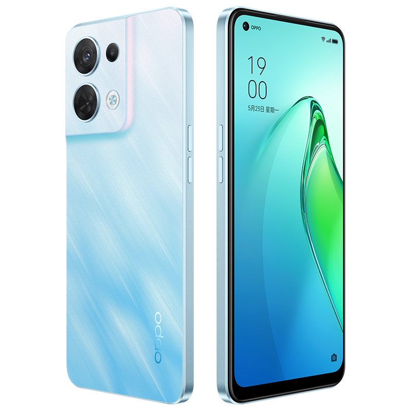 oppo reno8 晴空蓝 12 256 5g全网通手机 拍照游戏智能手机 美颜轻薄