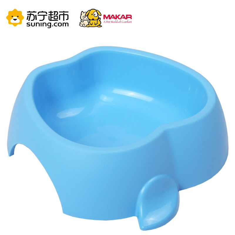 美卡(makar)宠物碗苹果碗猫碗塑料碗泰迪通用水盆金毛用品狗盆狗碗