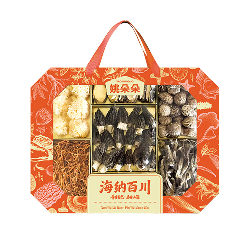 姚朵朵干货礼盒优选各地海味干货海纳百川干货组合892g