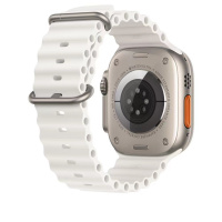 适用苹果手表表带apple watch8/7海洋硅胶运动表带s6/5/4/3/2/se