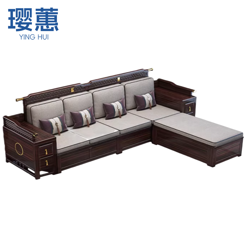 璎蕙 沙发3+贵妃 套高清大图