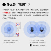TP-LINK 双频千兆无线路由器 TL-WDR7660千兆易展版 易展mesh分布式路由 1900M 5G智能家用 全千兆端口 光纤宽带家庭大户型WIFI穿墙王