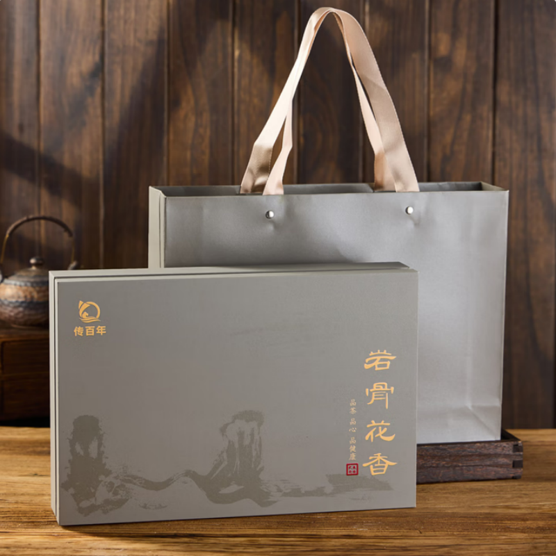 传百年茶叶[岩骨花香]留香涧肉桂 255g/盒(8.5g*30泡)高清大图