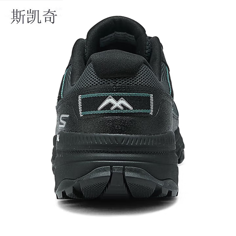 斯凯奇 男黑色运动跑步鞋 220756/BKCC-7 双高清大图