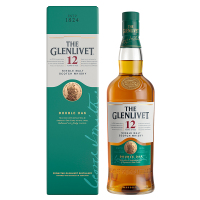 格兰威特(Glenlivet) 12年 陈酿 英国进口 单一麦芽苏格兰威士忌 700ml