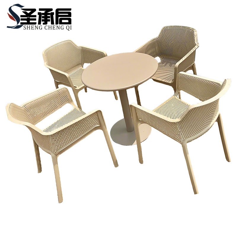 圣承启 外摆餐桌 60cm+4椅 套高清大图