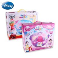 迪士尼Disney儿童DIY自制棉花糖机家用棉花糖带音乐蓝色米奇升级款
