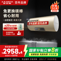 AO史密斯80升电热水器 金圭内胆 专利免更换镁棒 晶彩外观 双棒双3kW速热 遥控 80P2 一级能效