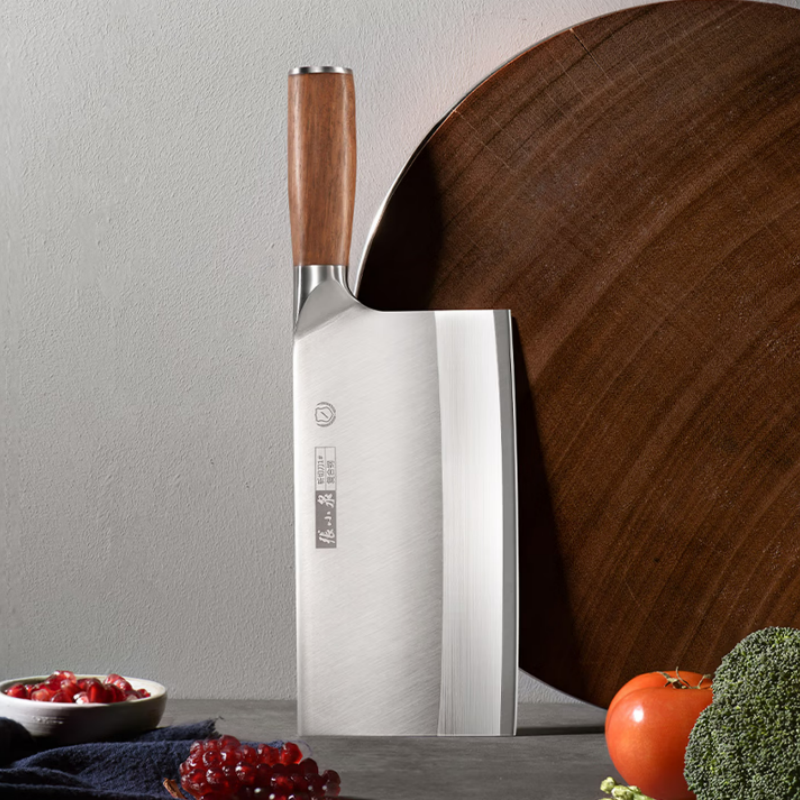 张小泉 铭匠系列复合钢刀具菜刀家用切片刀厨房斩切刀1#厨师刀D50861100高清大图