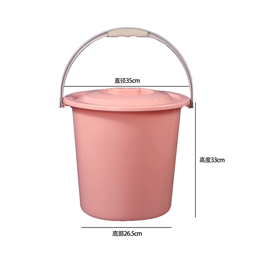 春昆阳岚 带盖手提水桶 22L 个(备注颜色)高清大图