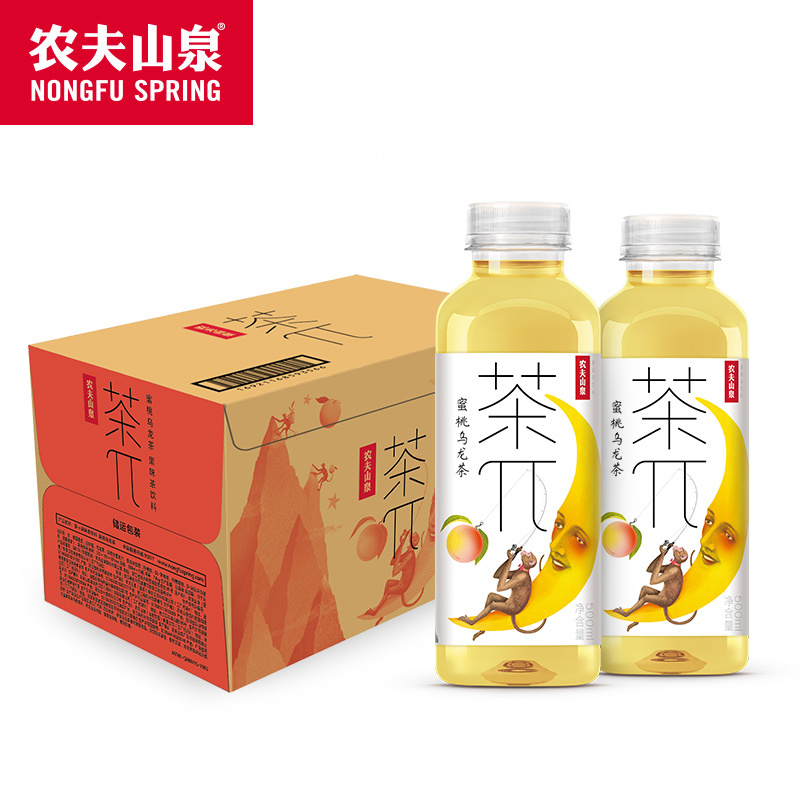 农夫山泉 茶π饮料 蜜桃乌龙味 500ml