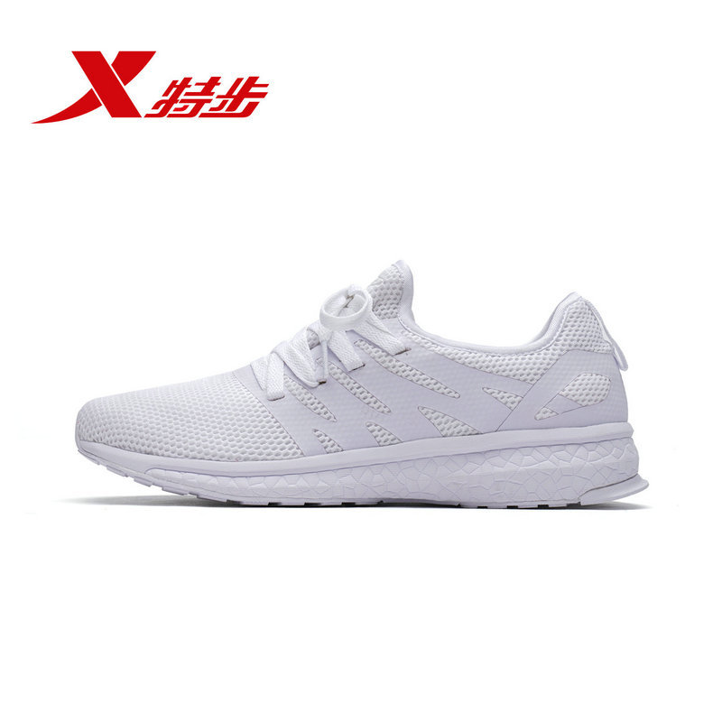 Xtep特步男子2018新款网面透气轻便袜套跑步鞋982119119989