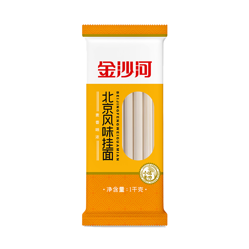 金沙河1kg北京风味挂面 家用面条方便早餐高清大图