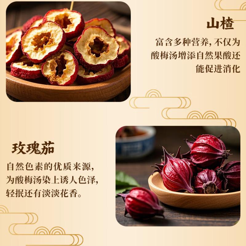 深晖 正宗夏季开胃中式饮品酸梅汁 310ml*12罐高清大图