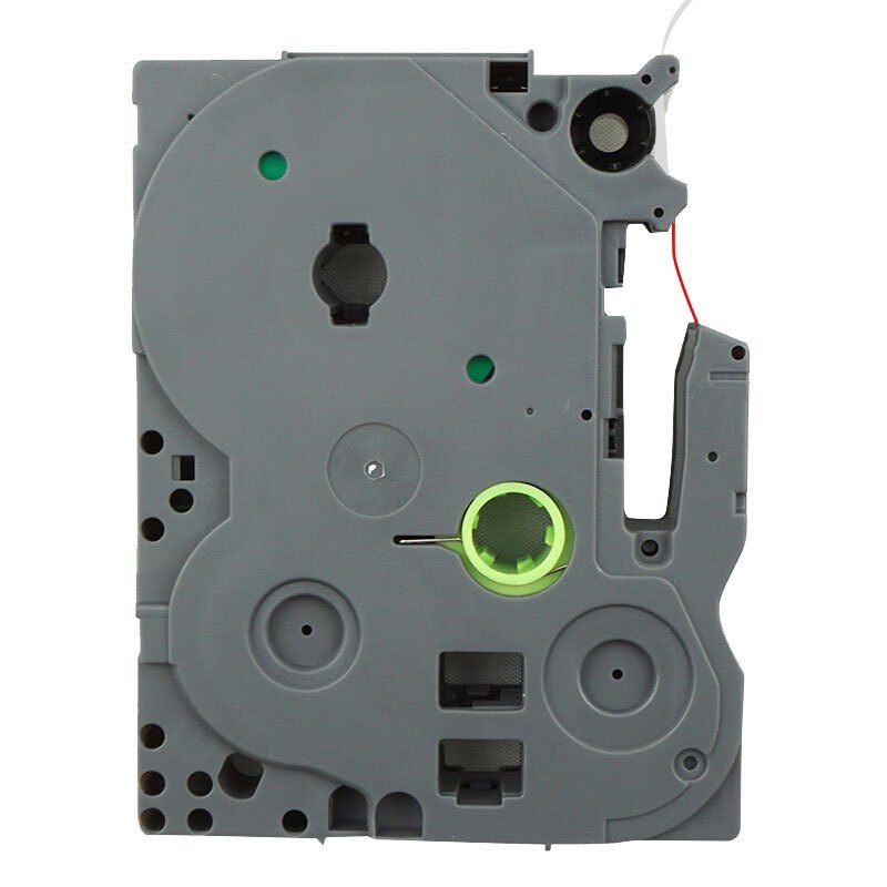 艾洁 标签带9mm白底红字PL-222 适用兄弟 PT-1010;1100CH;1280 TZe-222标签机色带