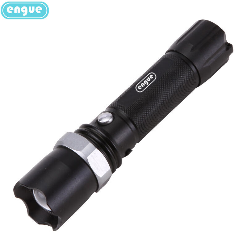 恩谷(ENGUE) 三档强光调焦金属 手电筒 EG-110黑色
