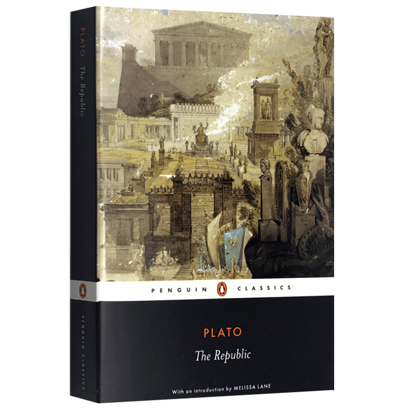 [正版]理想国 英文原版 The Republic 柏拉图传世名作 Plato 经典哲学名著 搭柏拉图对话录 亚里士多高清大图