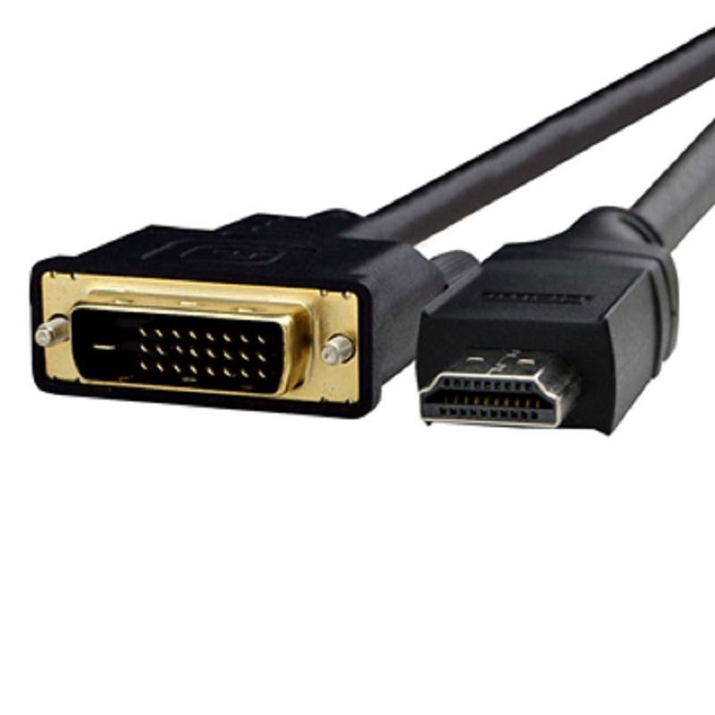 酷比客(L-CUBIC) 黑色 2M DVI转HDMI 转接线 LCCPDVI2HDMI-2M (计价单位:根)