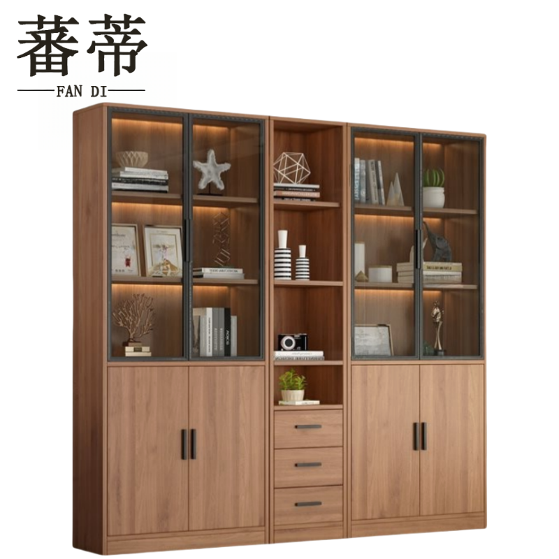 蕃蒂资料柜2米台高清大图