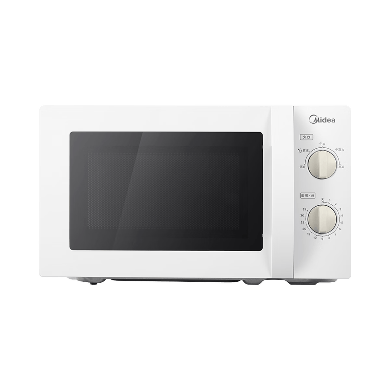 美的(Midea)微波炉 20L 35min定时 360°转盘式加热 MM721NG1-PS