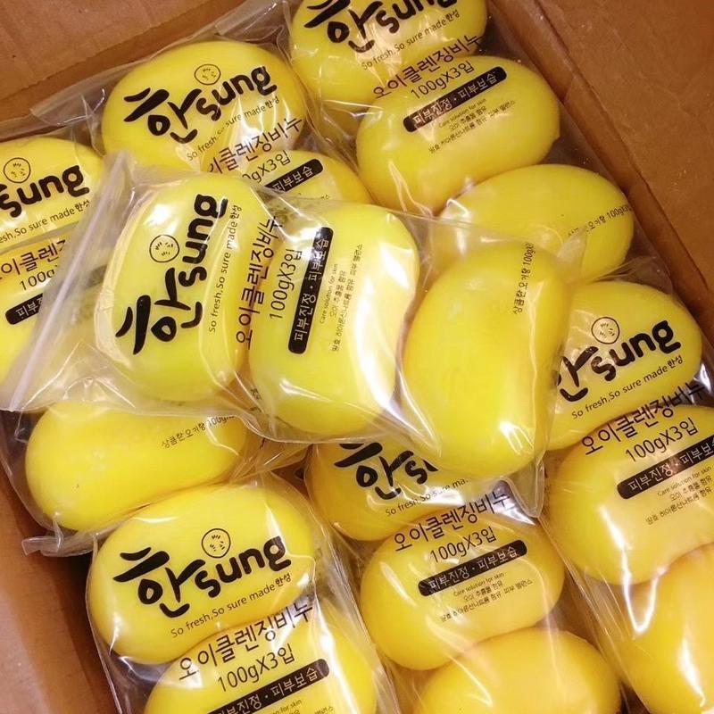 3袋9块香皂韩国香皂沐浴皂果味皂洗手洗脸香皂沐浴皂