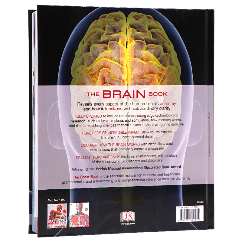 [正版]DK 大脑之书 英文原版 The Brain Book大脑百科 图解大脑结构 生命科学科普指南 探索脑部系统高清大图