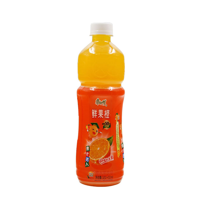 康师傅鲜果橙橙汁水晶葡萄水蜜桃500ml*15瓶水果味饮料夏季果味饮品