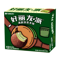 好丽友清新抹茶本味派12枚 432g*2盒