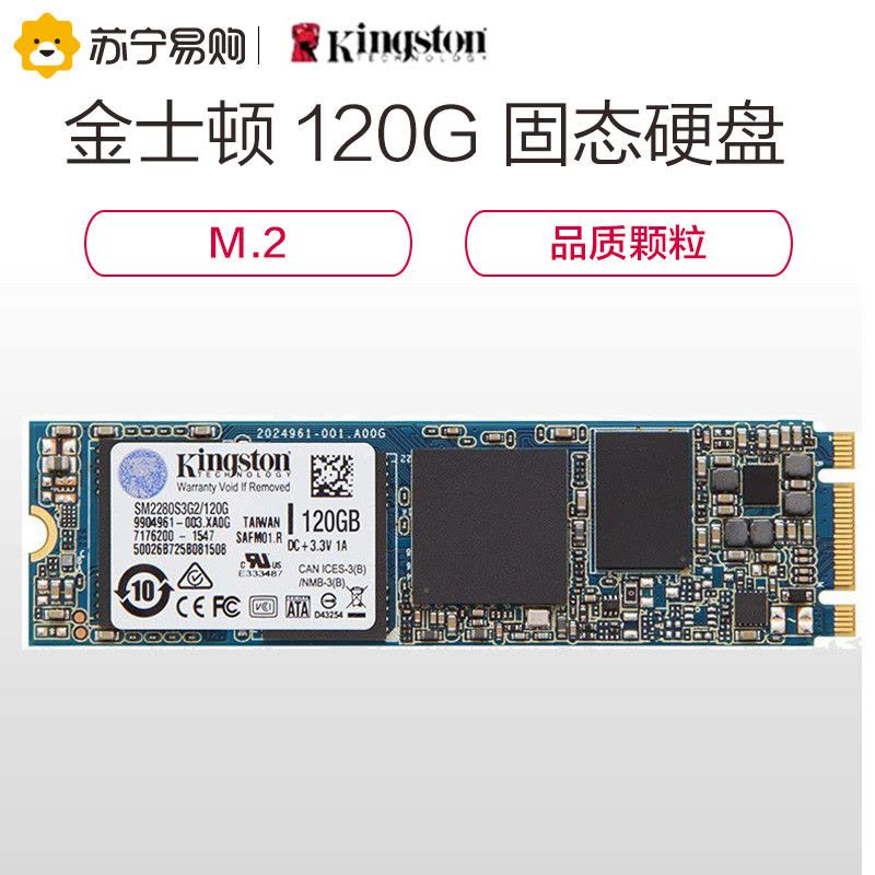 金士顿 (Kingston) SM2280S3G2 M.2 2280 120GB SSD固态硬盘图片