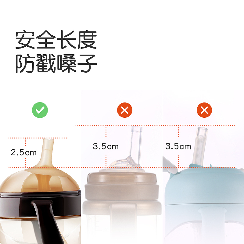 世喜学饮杯鸭嘴杯吸管杯儿童喝奶婴儿奶瓶大宝宝1岁以上水杯7-24个月