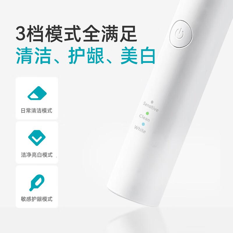 罗曼(ROAMAN)电动牙刷牙医推荐48000高振频护龈送情侣成人男女朋友生日6刷头家电T3白高清大图