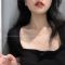 轻奢精致金色人鱼尾吊坠蛇骨项链女潮小众设计感ins冷淡风锁骨链 金色锆石鱼尾蛇骨链