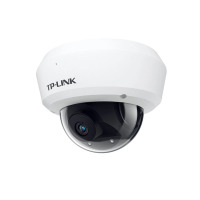TP-LINK DC供电 3D降噪/内置拾音/背光补偿400万防暴半球有线网络摄像机 TL-IPC443M